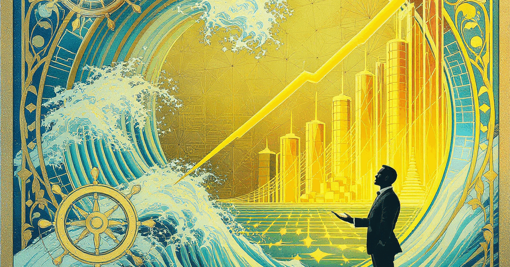 Reconversion professionnelle : Illustration stylisée représentant le passage de la Marine à la reprise d'entreprise